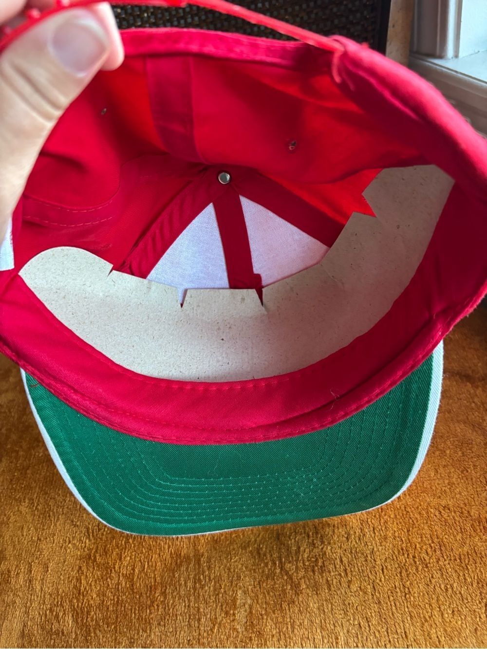 Vintage Coca-Cola Snapback Hat Red White Embroidered Logo Cap Retro USA Soda - Picture 4 of 8